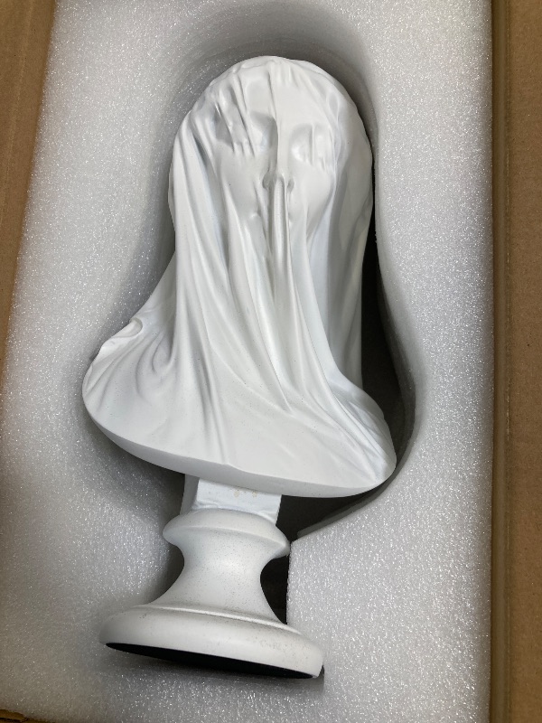 Photo 1 of XMGZQ 13 Inch Veiled Lady Bust Greek Goddess Statue
