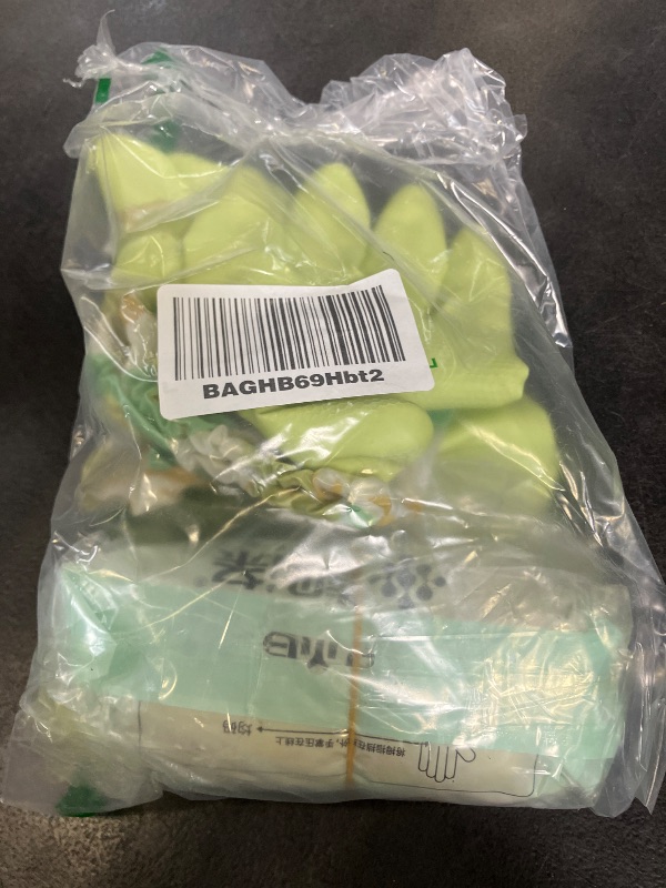 Photo 1 of QLFJ-FurDec 2 Pairs Rubber Dishwashing Cleaning Gloves, Reusable Latex Free
