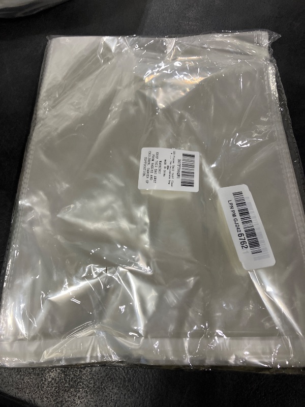 Photo 1 of 100 Pieces (9x12 Inch) Clear Plastic Bags for Packaging, Clothing & T-Shirts Strong Packing Self Adhesive Cellophane Bag