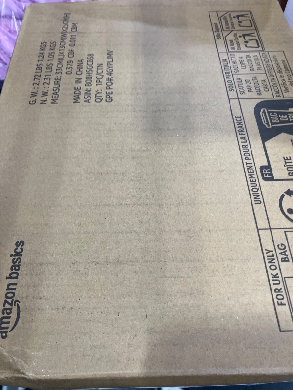 Photo 1 of Amazon Basics Male Dog Diapers, Small, White, 50-Pack