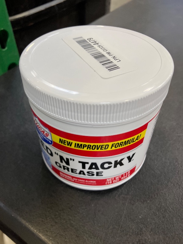 Photo 1 of Lucas Oil Red "N" Tacky Grease - 1 Pound
