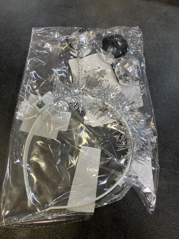 Photo 1 of Dresbe  Alien Headband - Silver Disco Ball for Parties & Cosplay
