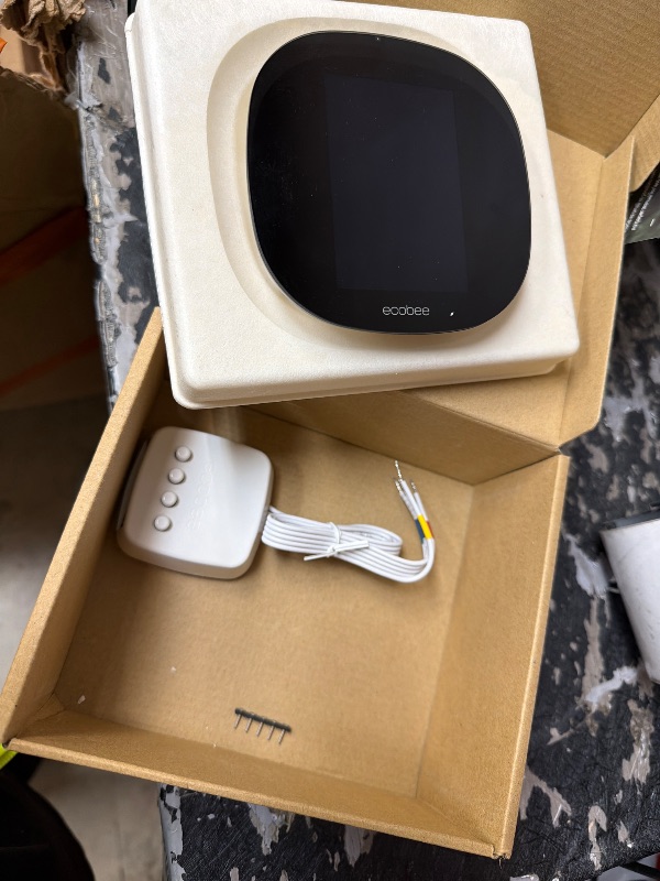 View 1 of ecobee 3 Smart Thermostat Enhanced Black
