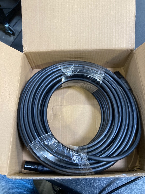 Photo 1 of Cable Matters Shielded Cat6 EtherCON Ethernet Cable, Black, 100ft