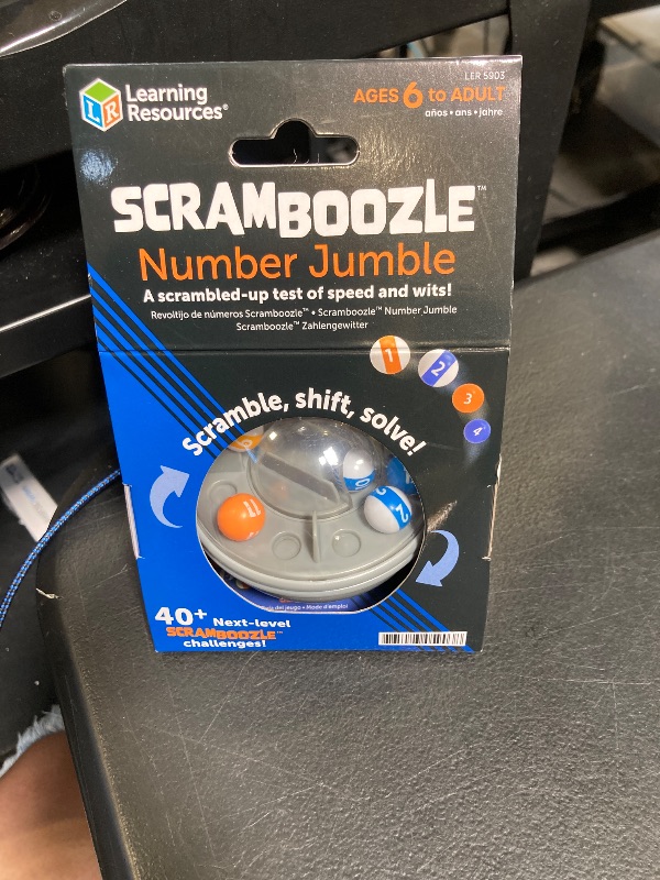Photo 1 of Learning Resources Scramboozle Number Jumble 3D Puzzle Ball