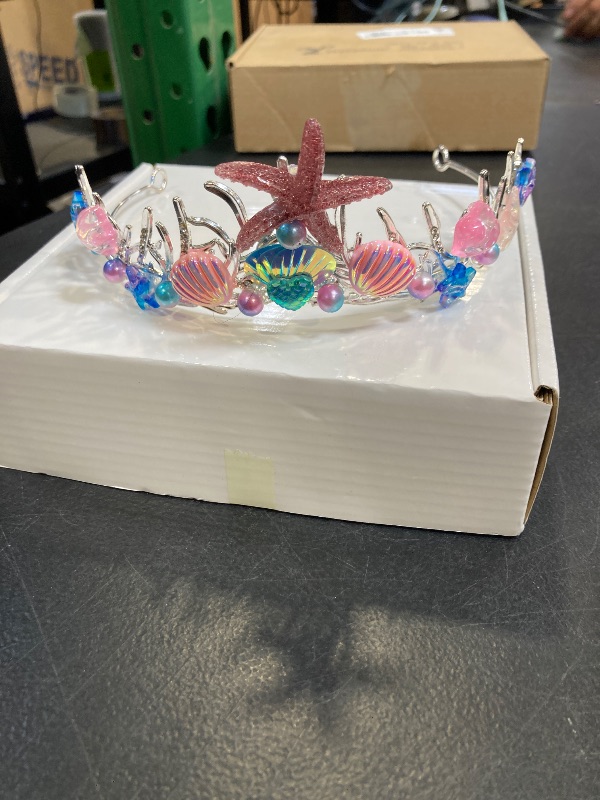 Photo 1 of YARIEW Mermaid Crown Headband