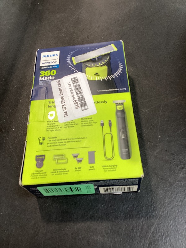 View 2 of Philips Norelco OneBlade Pro 360 Face+Body Trimmer/Shaver