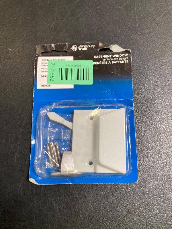 Photo 1 of PRIME-LINE Truth TH 23056 Low Profile Casement Window Lock (White)