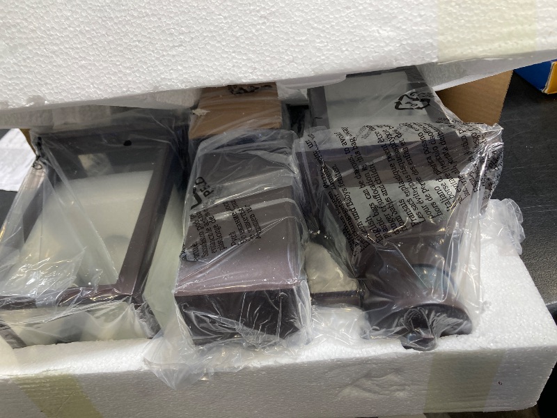Photo 1 of Yisuro Porch Lights with GFCI Outlet, 2 Pack Brown