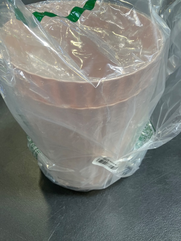 Photo 1 of VKPLITE 2 Gallon Plastic Trash Can - Pink (2-Pack)