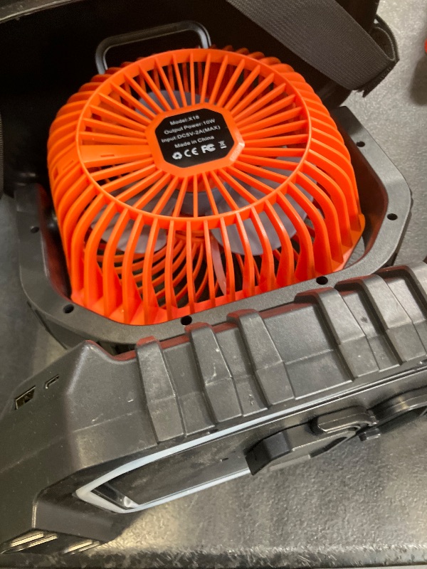 Photo 1 of KCONBS Portable Misting Fan - Orange, 20000mAh