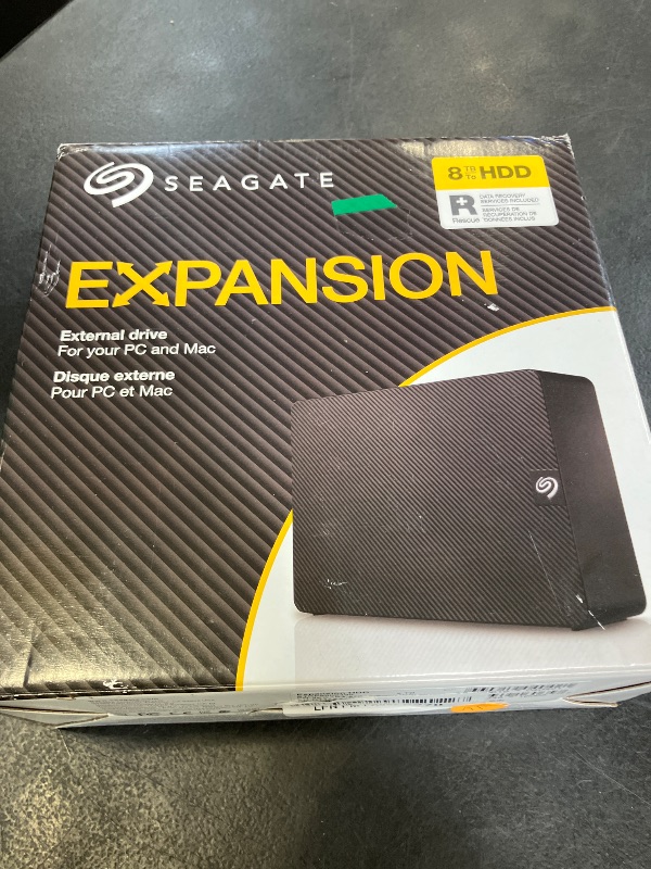 Photo 1 of Seagate 8TB Expansion Desktop Hard Drive