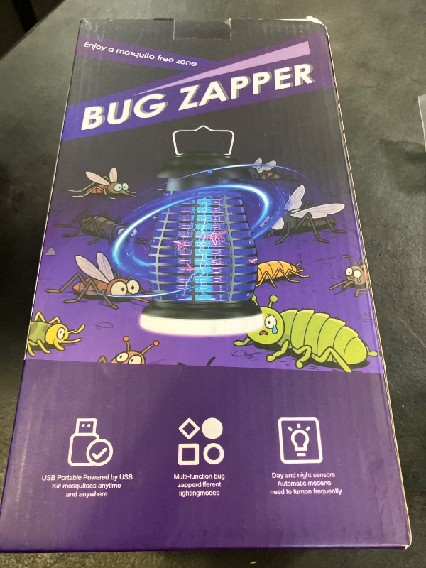 Photo 1 of Xriba Cordless Bug Zapper Outdoor - 4200V Electric Mosquito Zapper