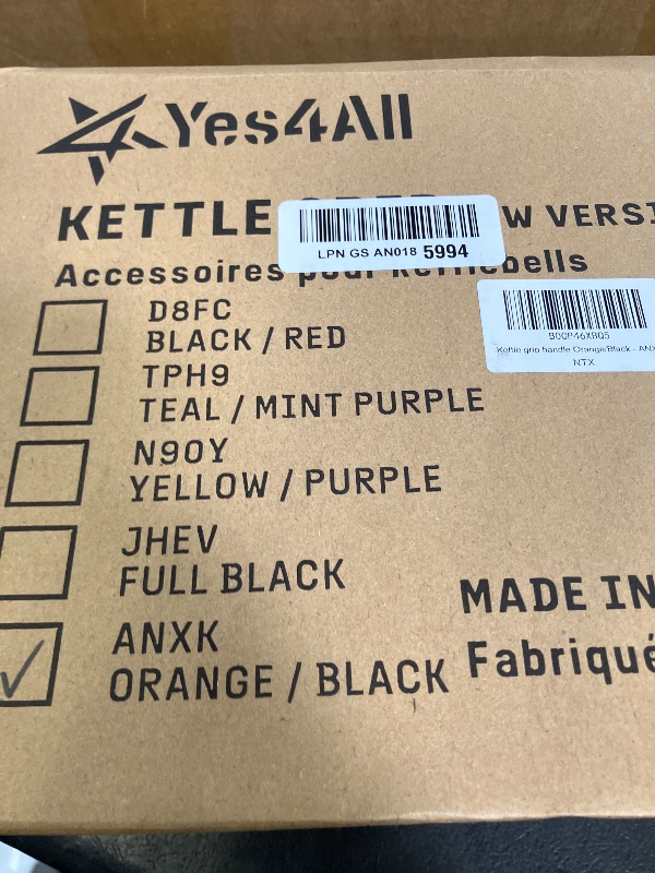 Photo 1 of KETTLE GRYP Dumbbell to Kettlebell Grip Converter Handle Made in USA Orange