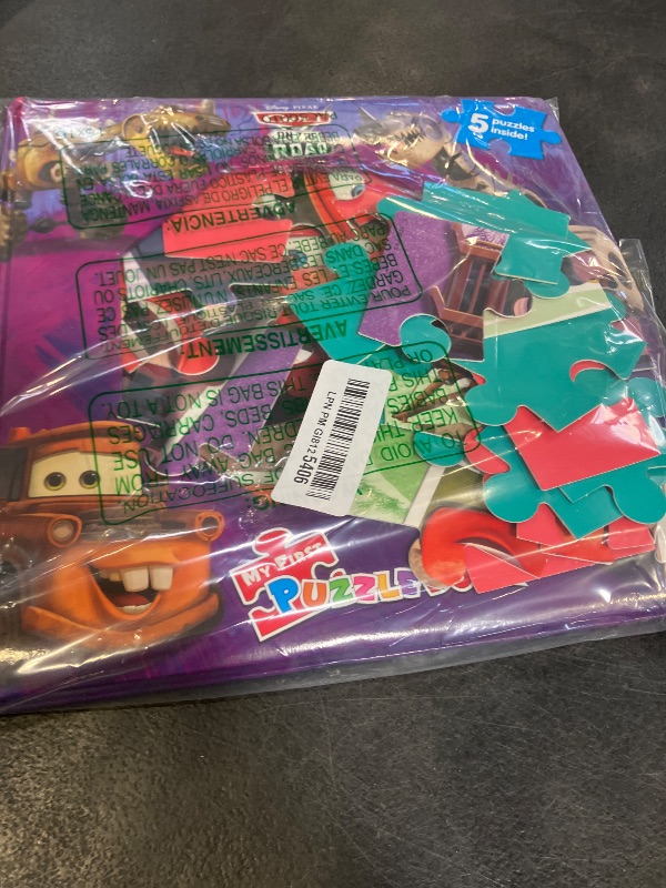 Photo 1 of Disney / Pixar Cars on the Road My First Puzzle Book - Jigsaw Puzzles for kids, 10-page board book, 5 puzzles to enjoy