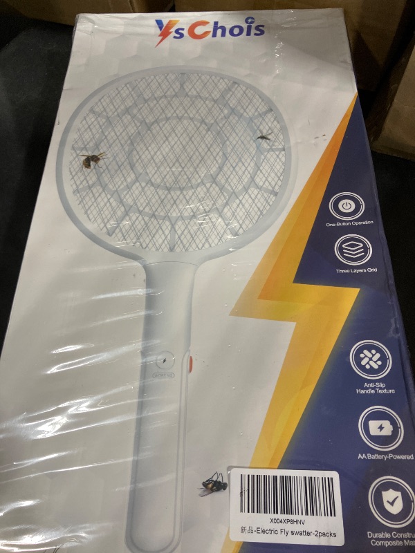 Photo 1 of YsChois Electric Fly Swatter, 2-Pack