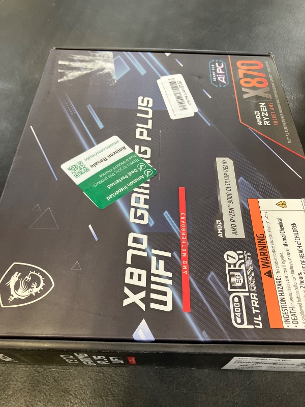 Photo 1 of MSI X870 GAMING PLUS WIFI Motherboard