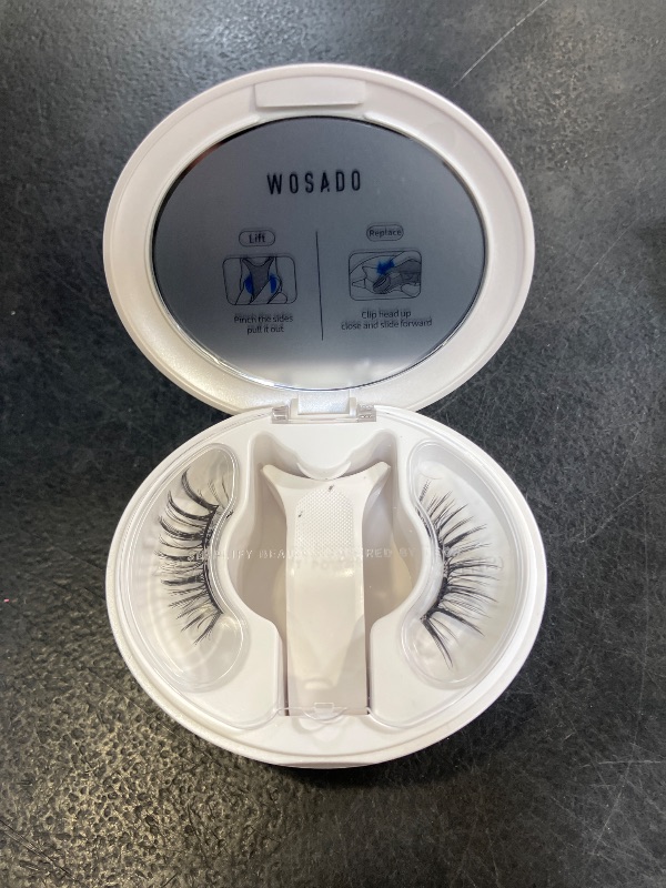 Photo 1 of WOSADO Soft Magnetic Eyelashes Kit with Applicator, [Orchid] 22mm Reusable Glue-free Wispy Magnetic Lashes, Cruelty-free False Lashes, Waterproof, Lightweight, Suit for Heavy Makeup