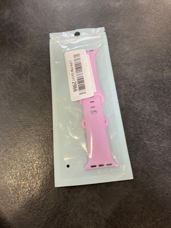 Photo 1 of Aegce Silicone Sport Band for Apple Watch (Lavender, M/L)