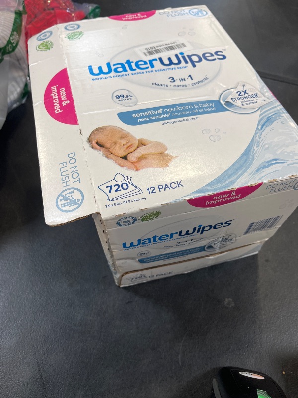 Photo 1 of WaterWipes Sensitive+ Baby Wipes (720 Count)