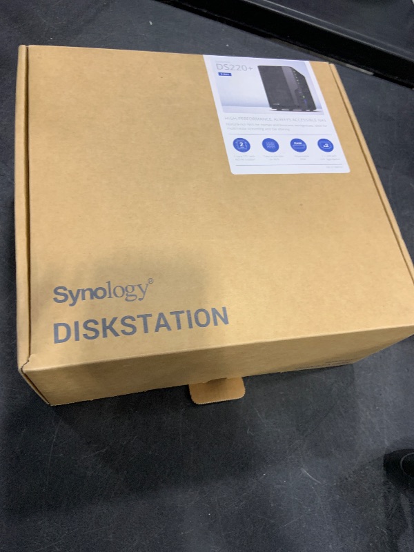 Photo 1 of Synology 2 bay NAS DiskStation DS220+ (Diskless) Black