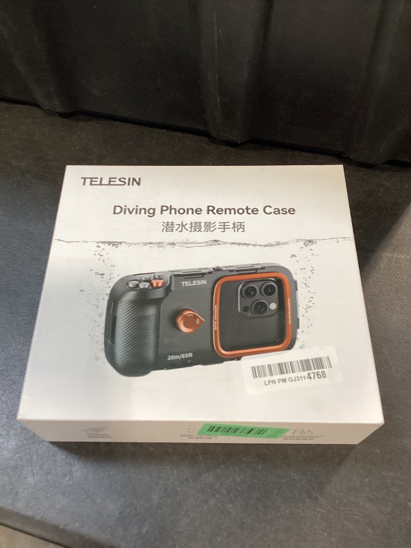 Photo 1 of TELESIN Underwater Phone Housing - 20M Waterproof, Bluetooth Control