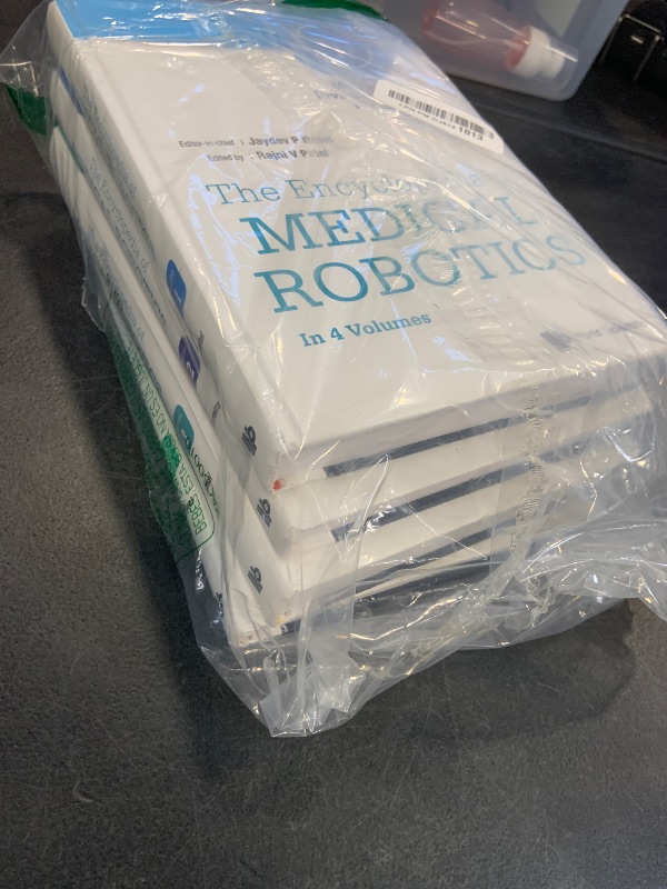 Photo 1 of ENCYCLOPEDIA OF MEDICAL ROBOTICS, THE (IN 4 VOLUMES)