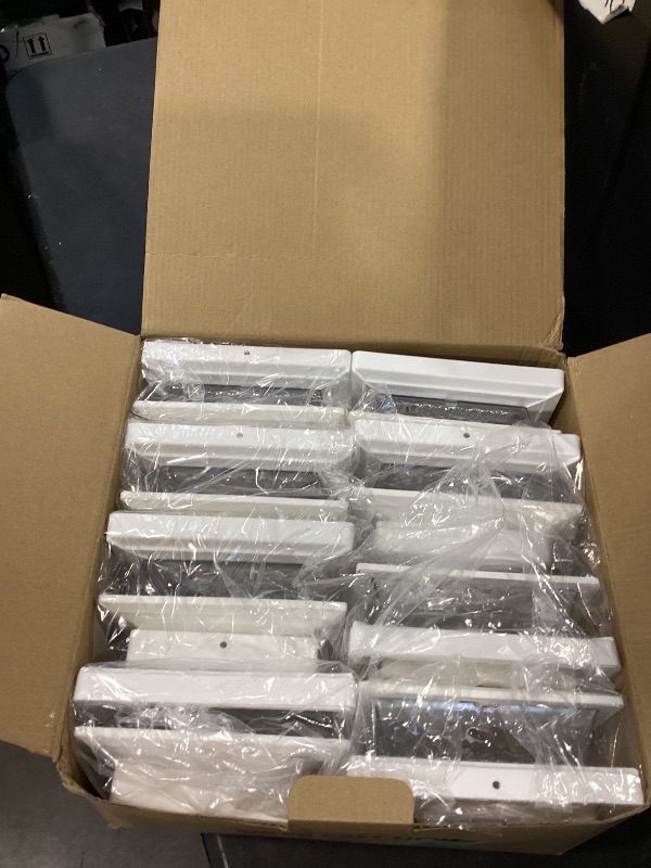 Photo 1 of APONUO Solar Post Cap Lights - 8 Pack, White RGB Color Changing