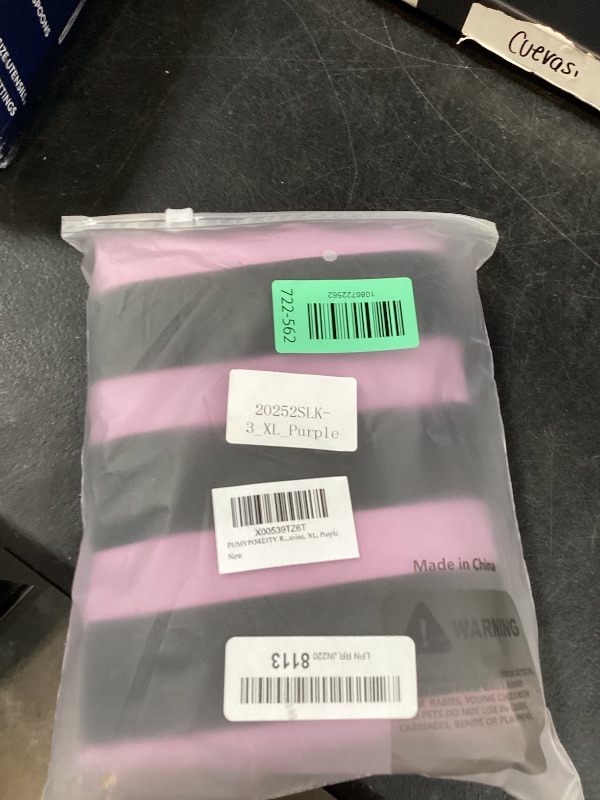 Photo 1 of PUMYPOREITY Reusable Dog Diaper - XL, Purple