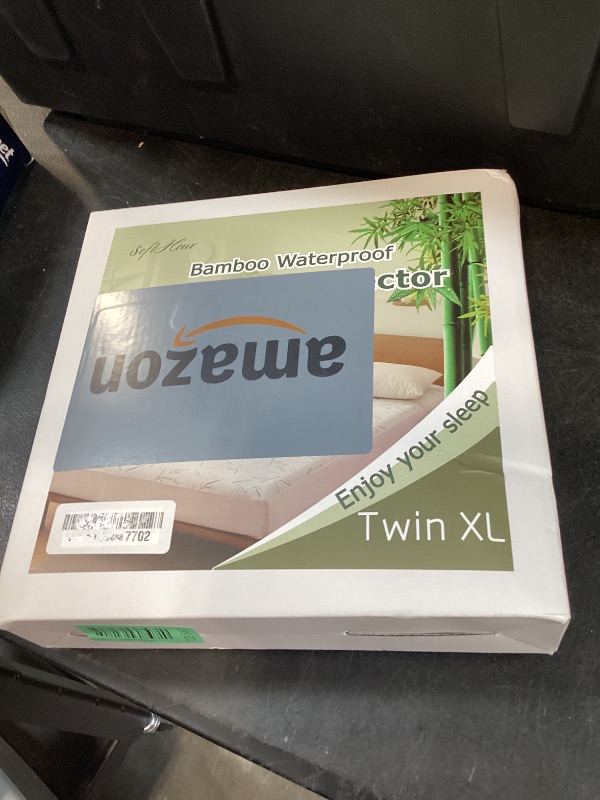 Photo 1 of Softhour Rayon Bamboo Twin XL Mattress Protector, Waterproof