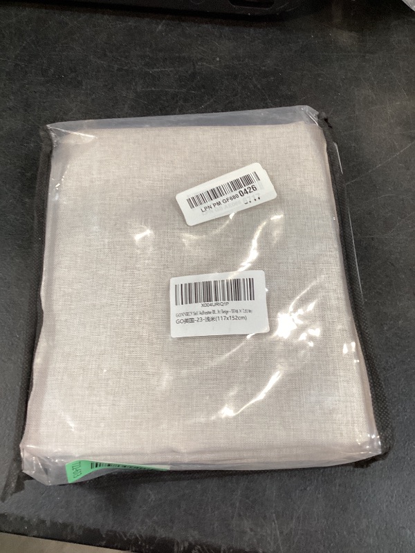 Photo 1 of GONNRLY Self Adhesive Blackout Curtains, Light Beige