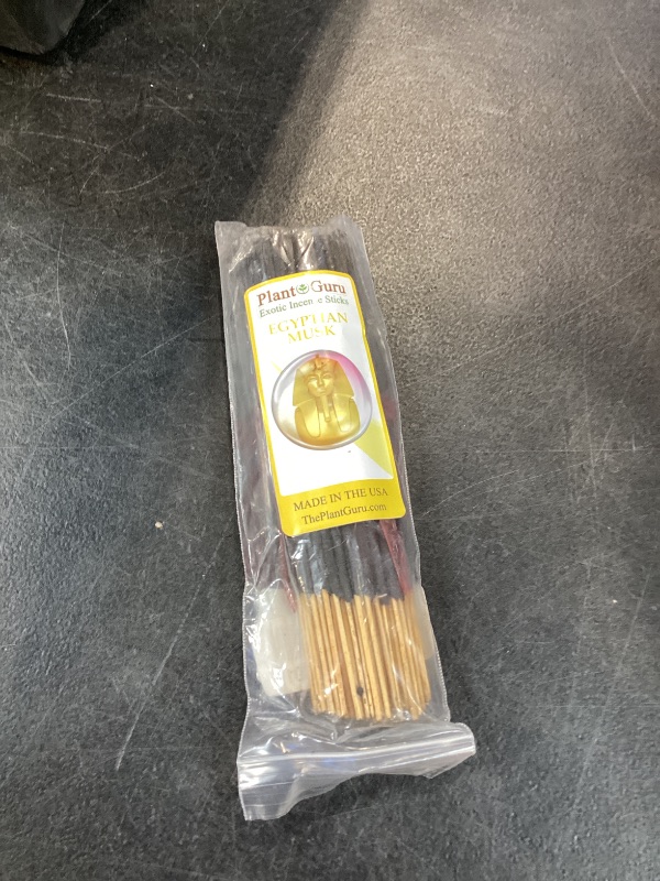 Photo 1 of Plant Guru Egyptian Musk Incense Sticks, 7 Inch, 85-100 Count