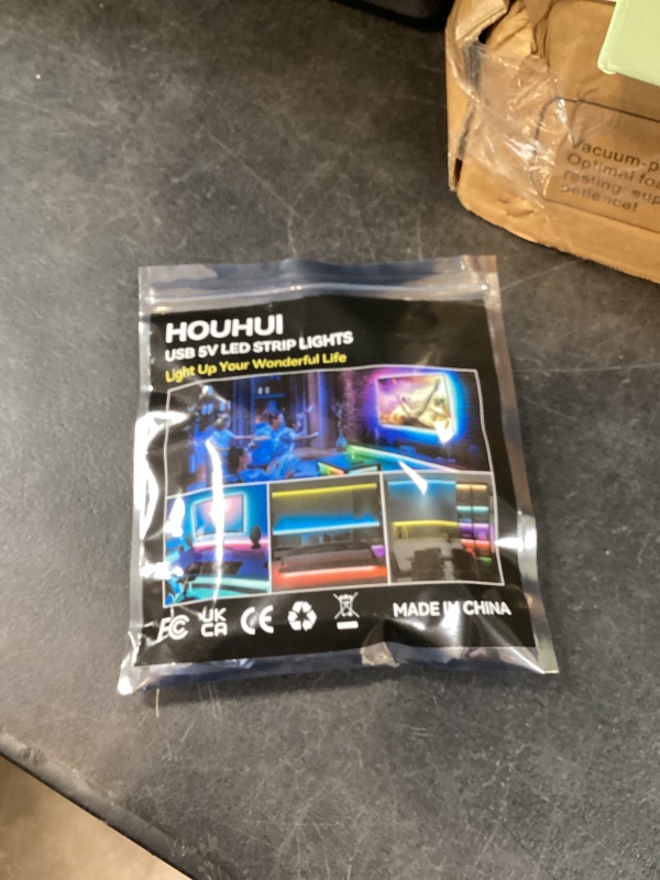 Photo 1 of HOUHUI RGB LED Strip Lights 6.56ft