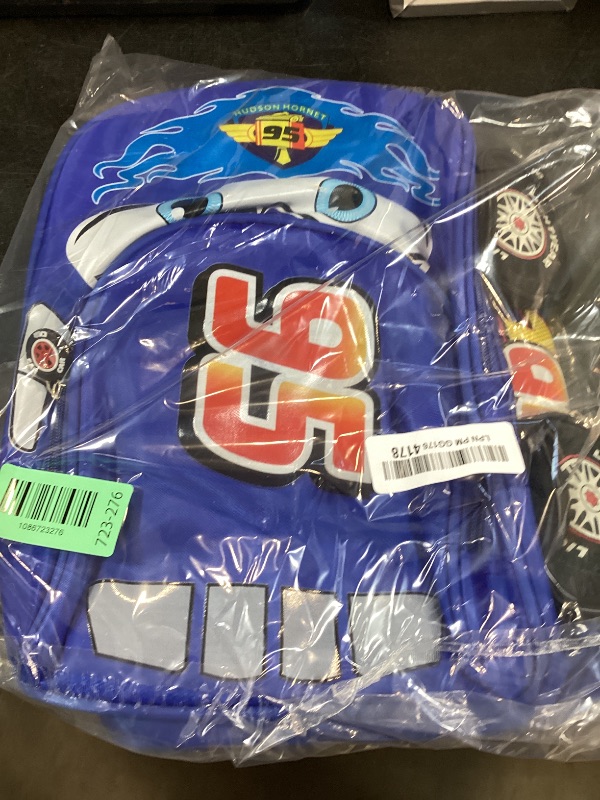 Photo 1 of QWZY Toddler Backpack - Blue Cartoon Truck Design