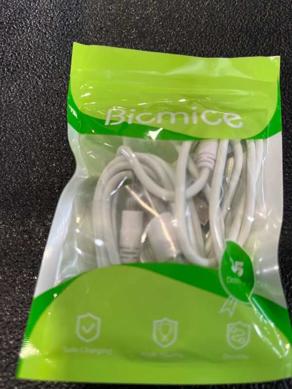 Photo 1 of Bicmice 2.7Ft USB DC Charging Cable 2.5mm Fast Charger Replacement Cord - 2 Pack