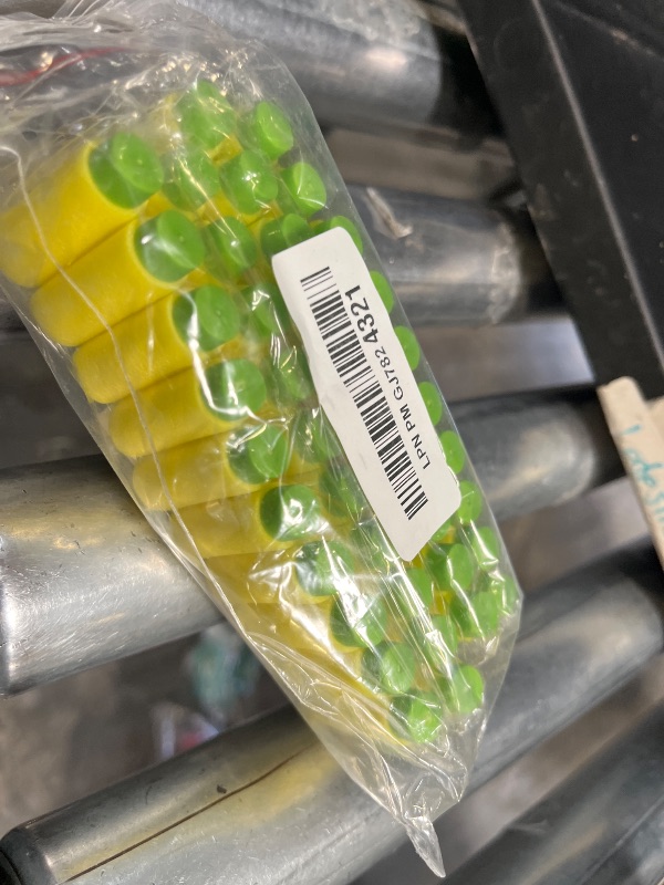 Photo 1 of TORMEN Half-Length Soft Darts Short Foam Refill Rounds Compatible for Nerf Pro Stryfe X Dart Zone Worker Blasters 50 Pcs Yellow