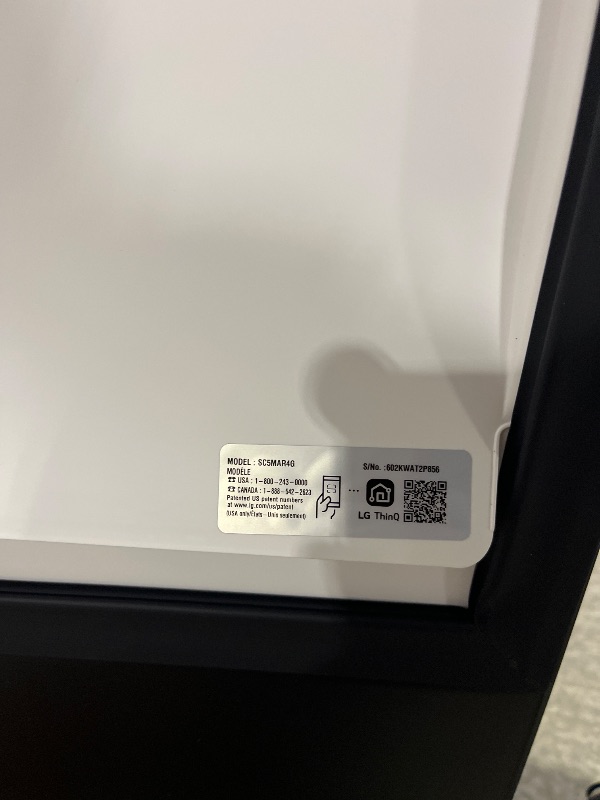 Photo 1 of LG Styler Smart Steam Closet SC5MAR4G