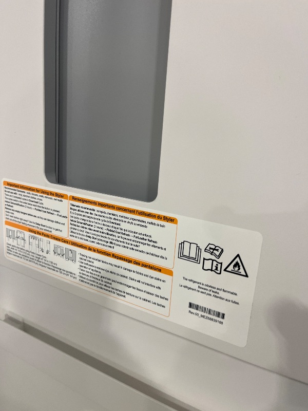 Photo 1 of LG Styler Smart Steam Closet SC5MAR4G
