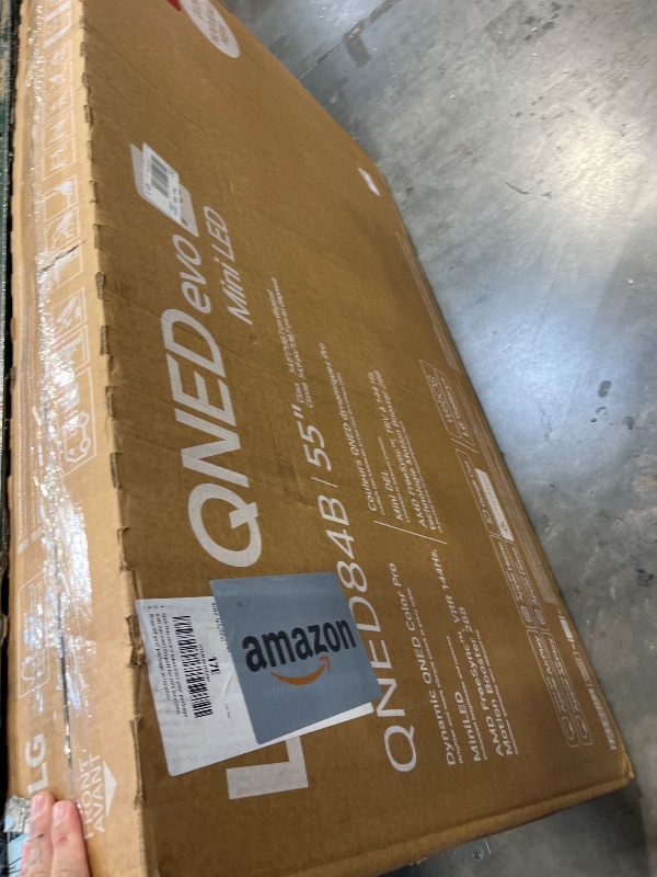 Photo 1 of LG 55-Inch Class QNED evo AI QNED84B Series Mini LED 4K Smart TV w/HDR10, AI Super Upscaling 4K, Filmmaker Mode, Wow Orchestra, Compatible with Alexa (55QNED84BUA, 2026)
