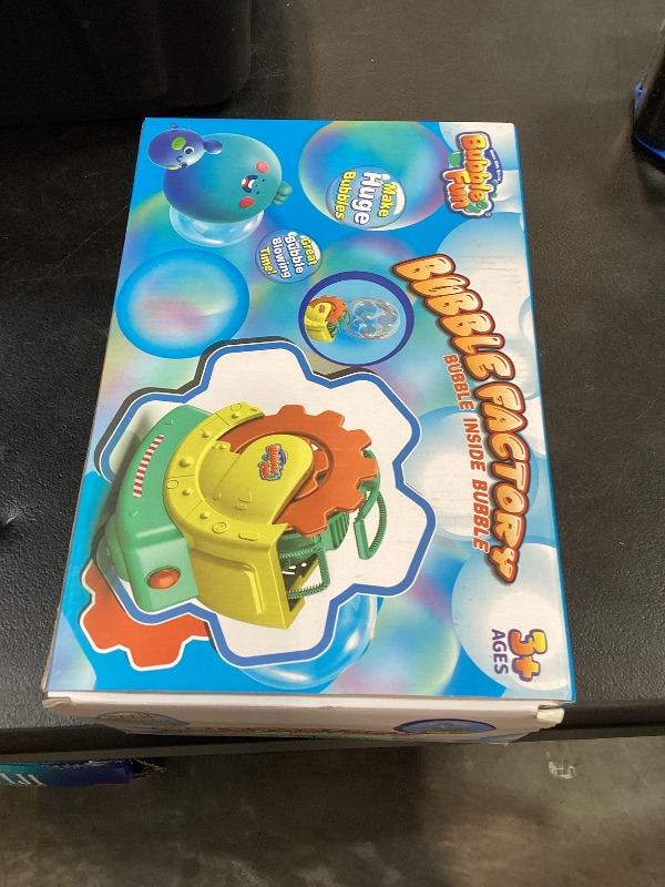 Photo 1 of Bubble Fun Rechargeable Bubble Machine - Yellow, Large Bubbles