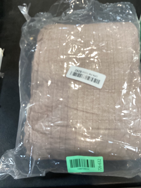 Photo 1 of SE SOFTEXLY Muslin Throw Blanket - 4-Layer, 60"x80", Coffee