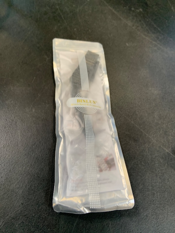 View 2 of BINLUN Stainless Steel Watch Band - Black, 18/20/22/24mm