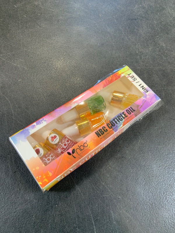 Photo 1 of NBC BeautiLab Cuticle Oil Set - 6 Scents, Vitamin E for Nail Repair