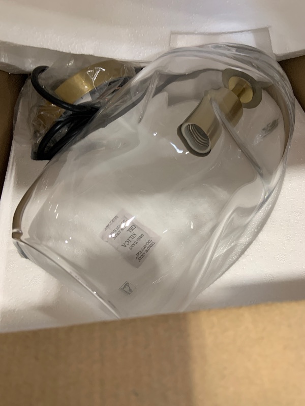 Photo 1 of CASAMOTION Modern Pendant Light, 12" Art Glass