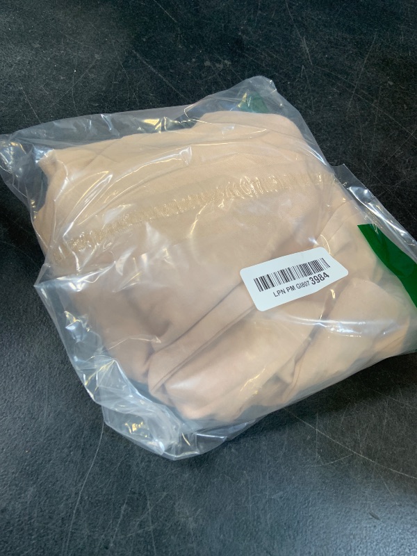 Photo 1 of WIHOLL Women's Basic Square Neck T-Shirt - Beige