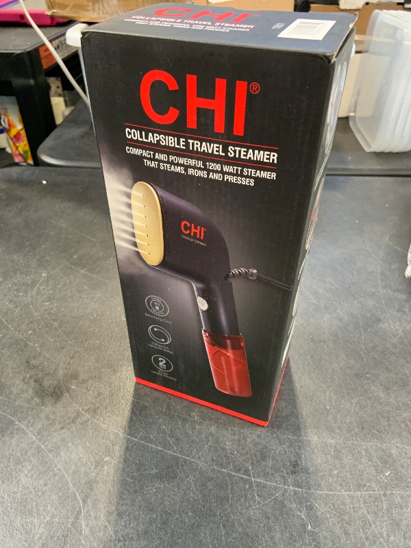 Photo 1 of CHI Collapsible Travel 2-in-1 Handheld Garment Steamer & Steam Iron