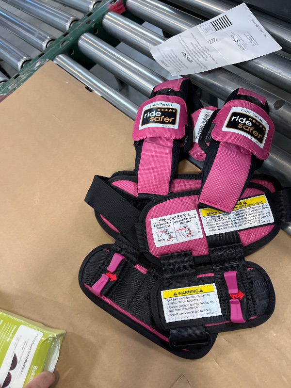 Photo 1 of RideSafer Gen 5 - Extra Small (XS) Pink, Lightweight, Compact, Portable Car Seat, 2+ Years; 26.5–40 lb - Perfect for Travel and Everyday Child Safety