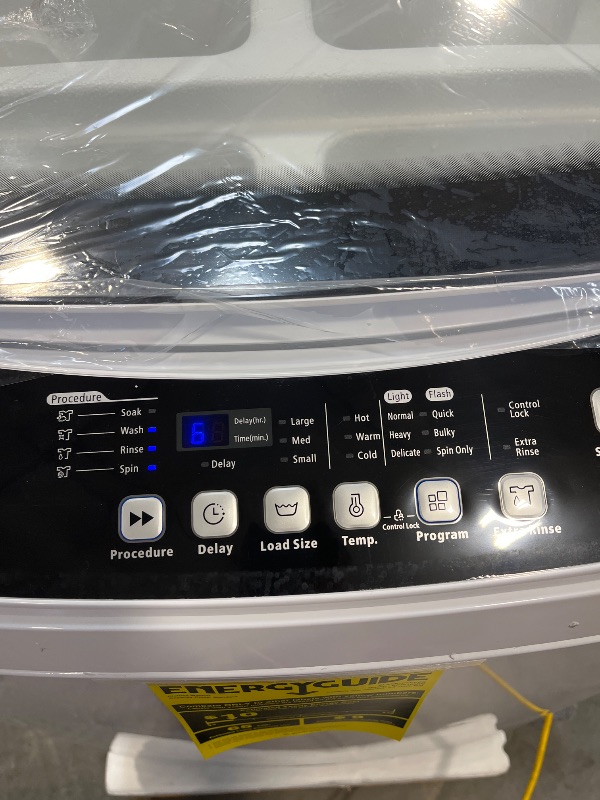 Photo 1 of BLACK+DECKER 3.0 Cu. Ft. Portable Washer - White----FACTORY SEALED OPENED FOR ITEM VISUAL