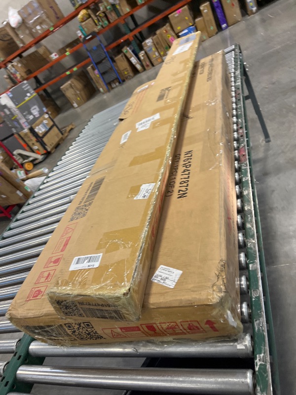 Photo 1 of Christopher Knight Home Upholstered Platform Bed------comes in 2 boxes