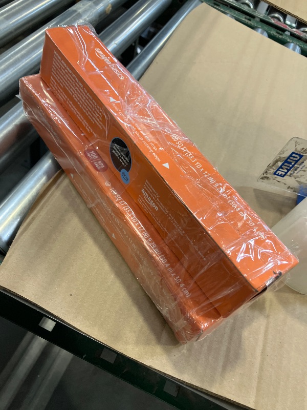 Photo 1 of Amazon Basics Plastic Wrap, 300 Sq Ft (3 Rolls)